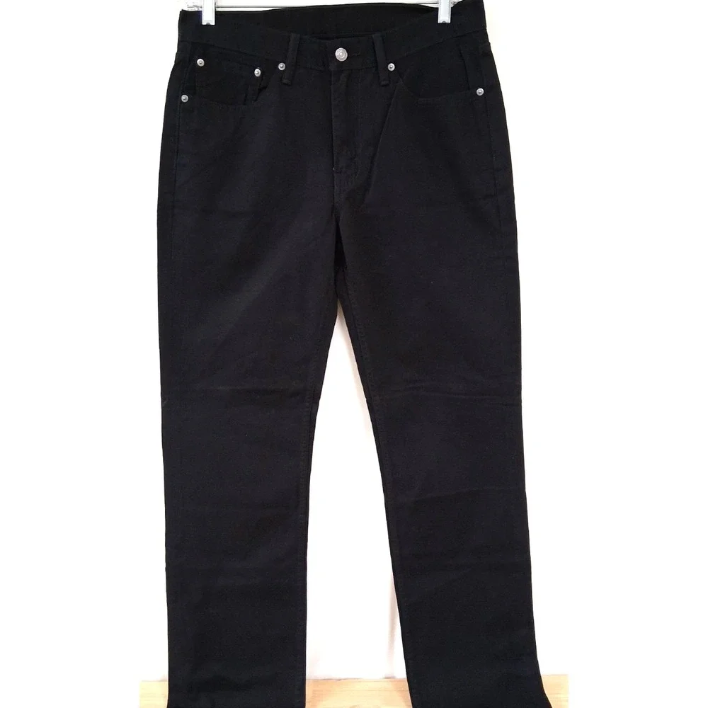 Levi's Men's 514 Vintage Black Jeans 100% Cotton Straight Leg SZ 32/34